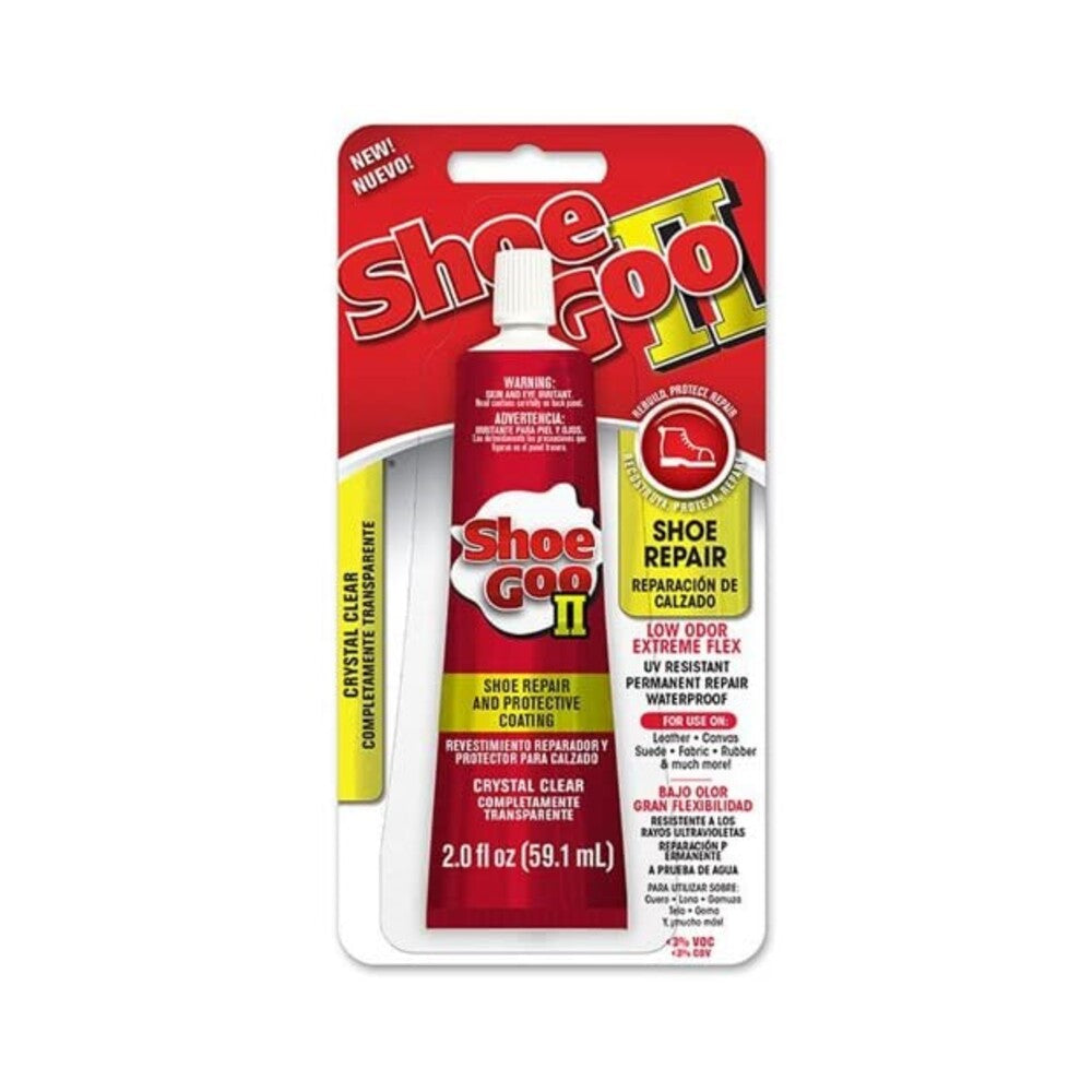 Shoe Goo II (2) Shoe Repair Glue 59.1ml Crystal Clear Permanent Adhesive