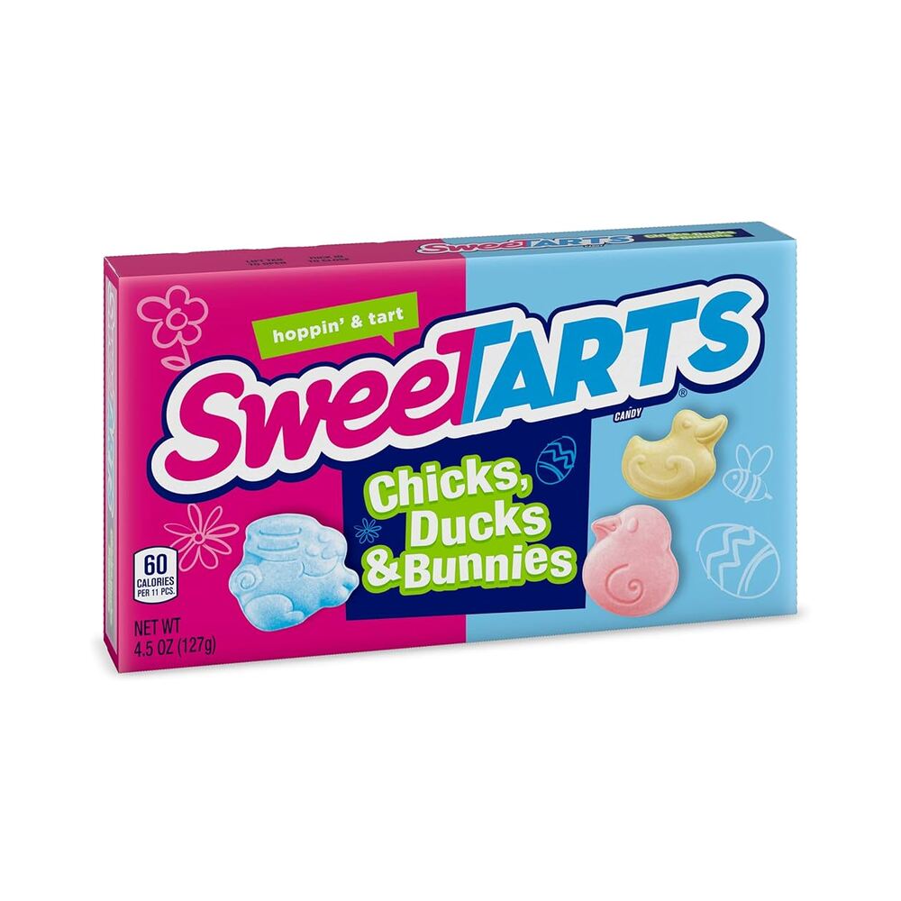 Sweetarts Theatre Box Chicks, Ducks & Bunnies Candy 4.5oz (127g)