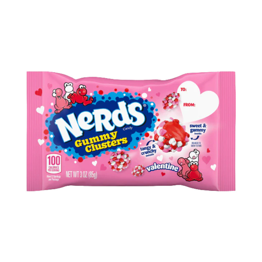 NEW! Nerds Gummy Clusters Valentine Limited Edition I 3oz (85g)