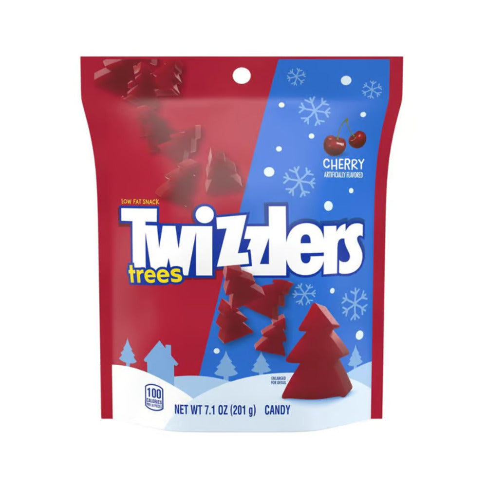 Twizzlers Cherry Flavored Trees Christmas Bag 7.1oz (201g)