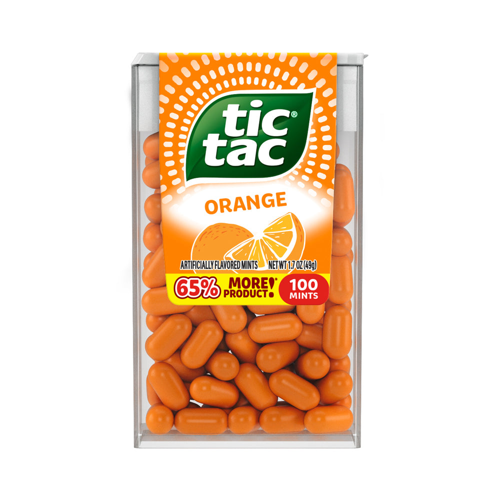 Tic Tac Orange Flavored Mints 1.7oz (48g)