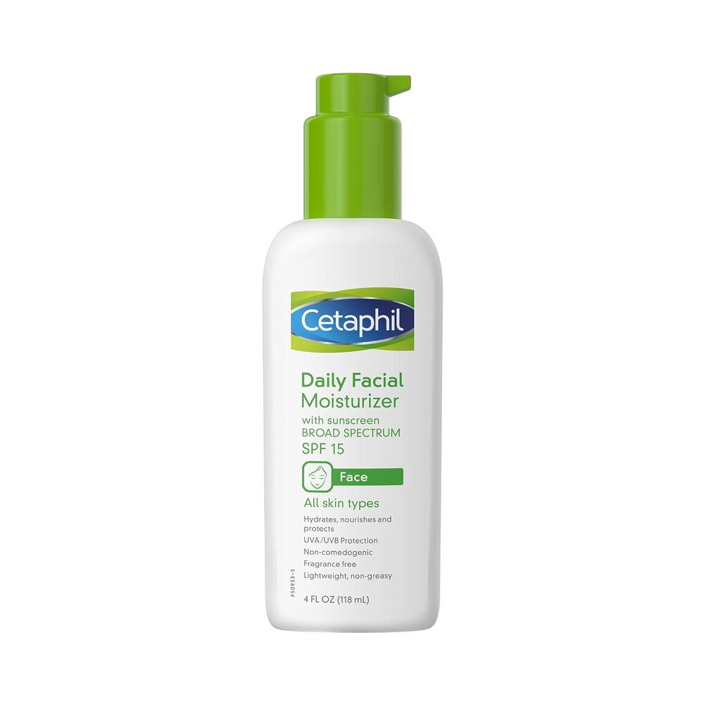 Cetaphil Daily Moisturizer with Sunscreen SPF 15 for Sensitive Skin Care 4oz (118ml)