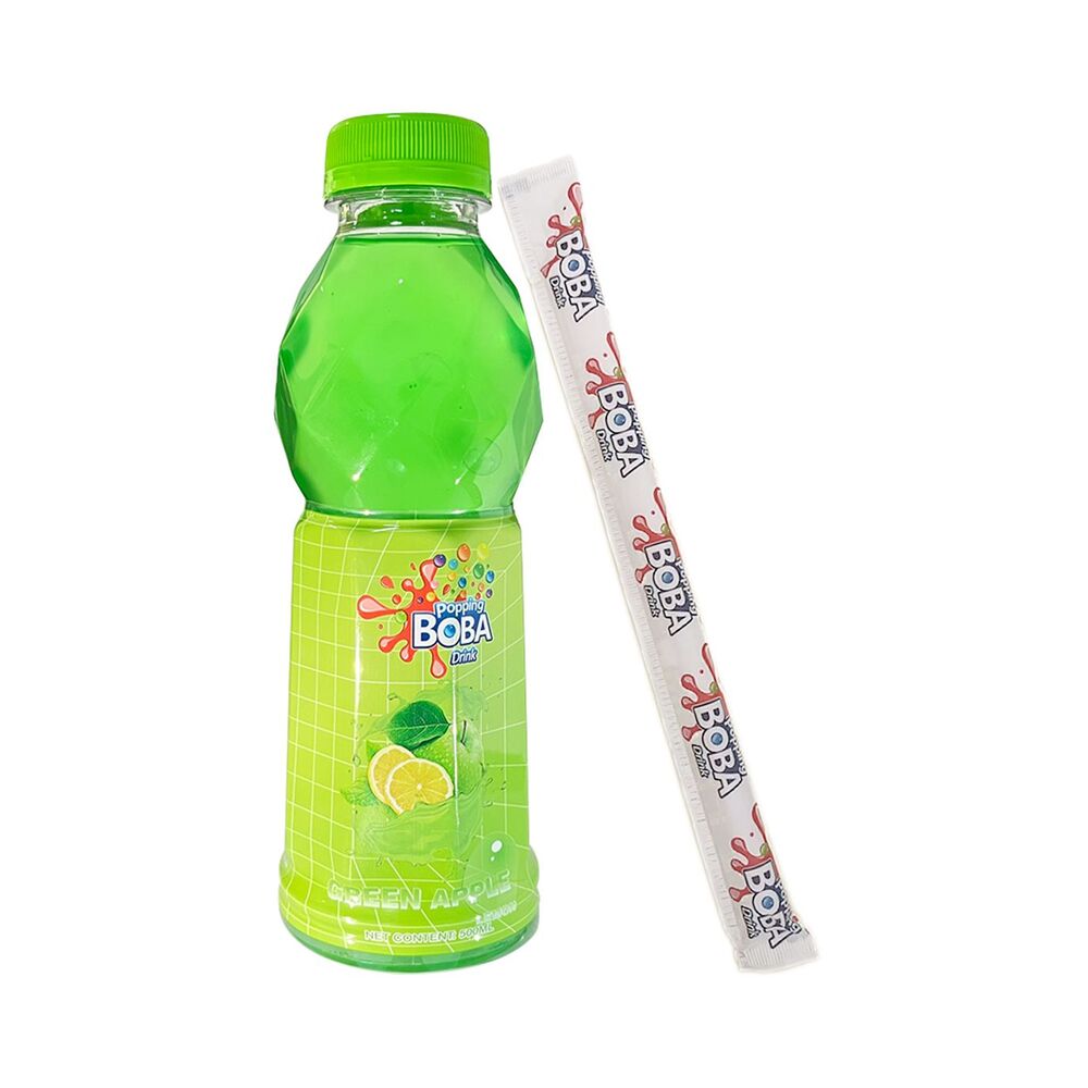 Boba Popping Drink Green Apple 500ml