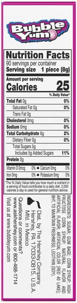 Bubble Yum Gum Original 1.4oz (40g)