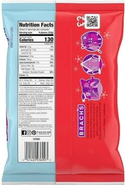 Brachs Peppermint Nougats Mixed 11oz (311g)