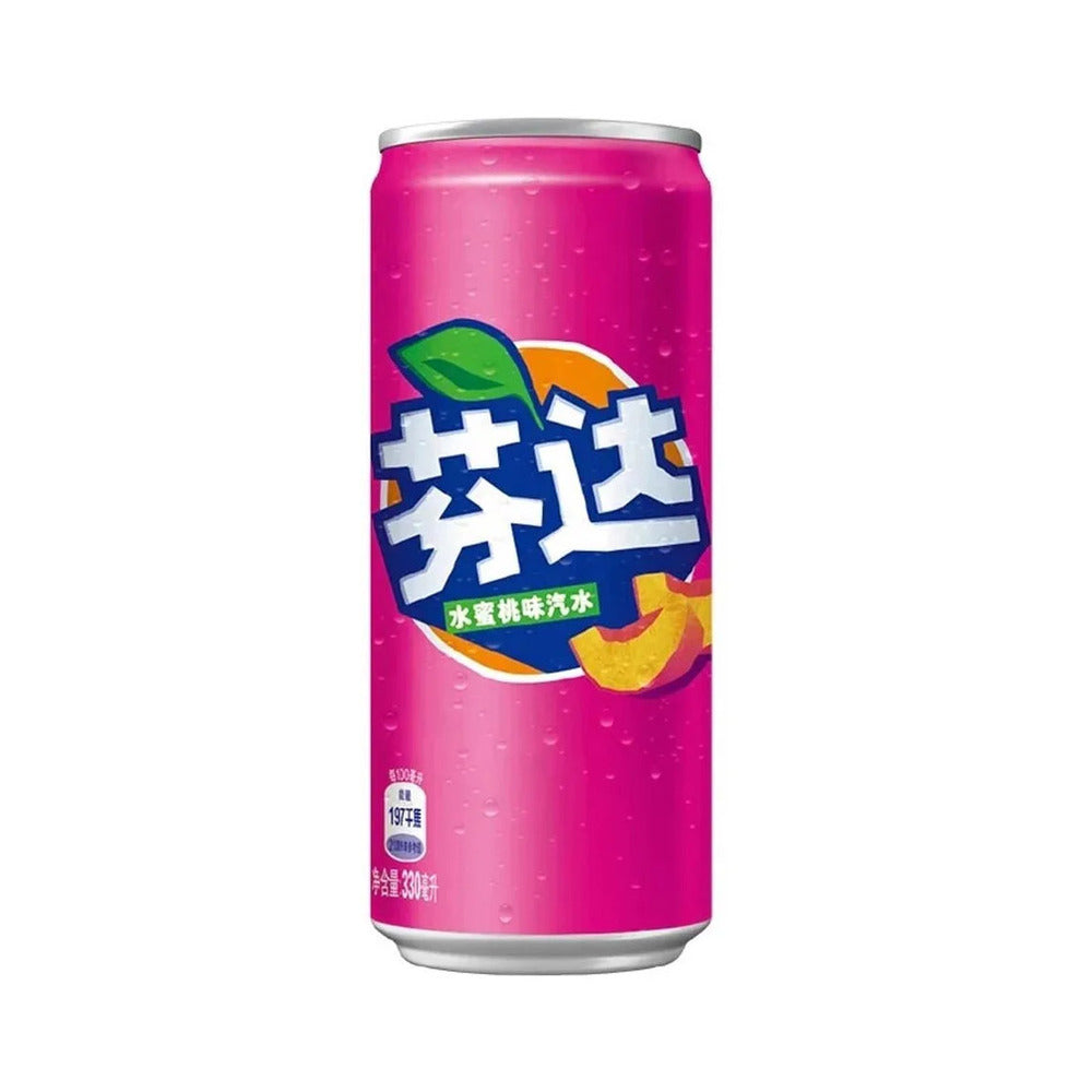 Fanta Peach Slim Can 330ml (CN)