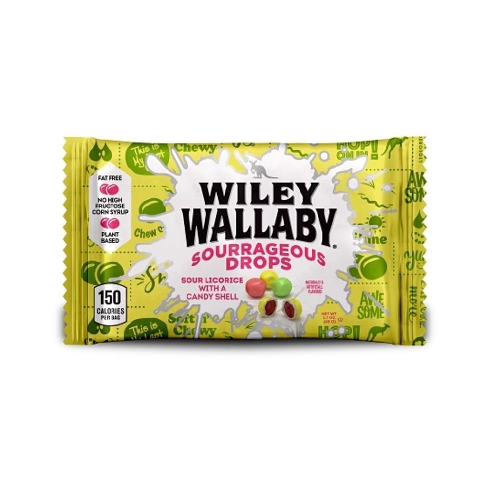 Wiley Wallaby Sourrageos Drops 1.7oz (48g)