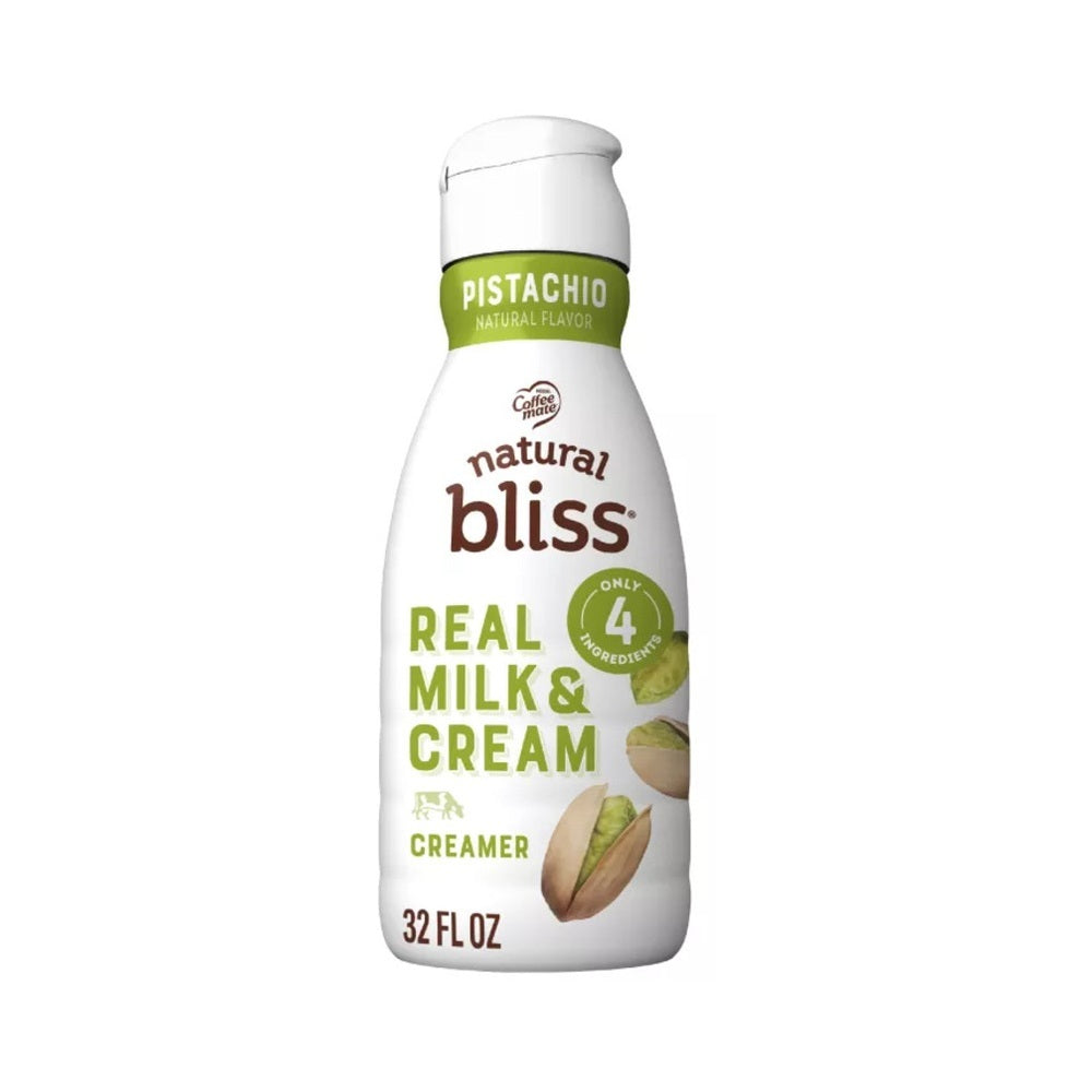 Coffee Mate Natural Bliss Pistachio Flavoured Coffee Creamer 32oz (946ml)