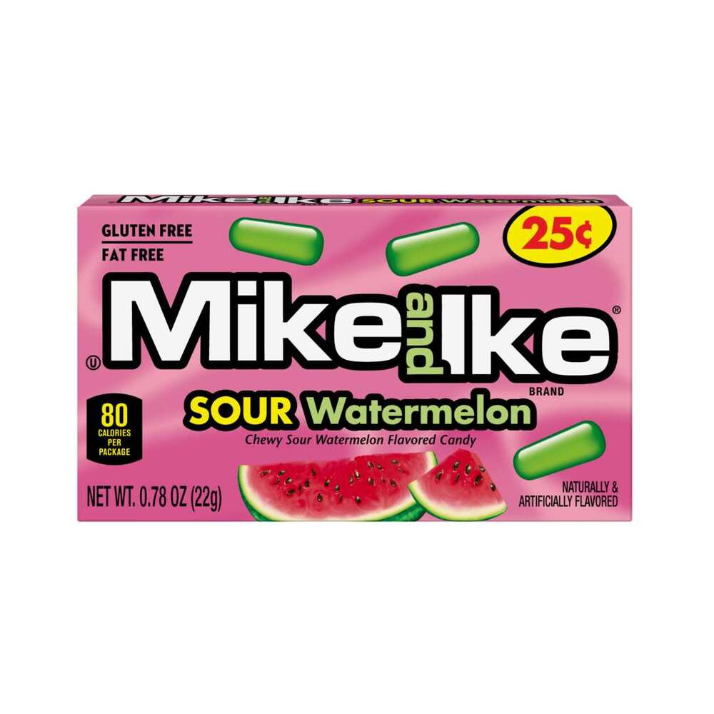 Mike & Ike Watermelon Priced 0.78oz (22g)