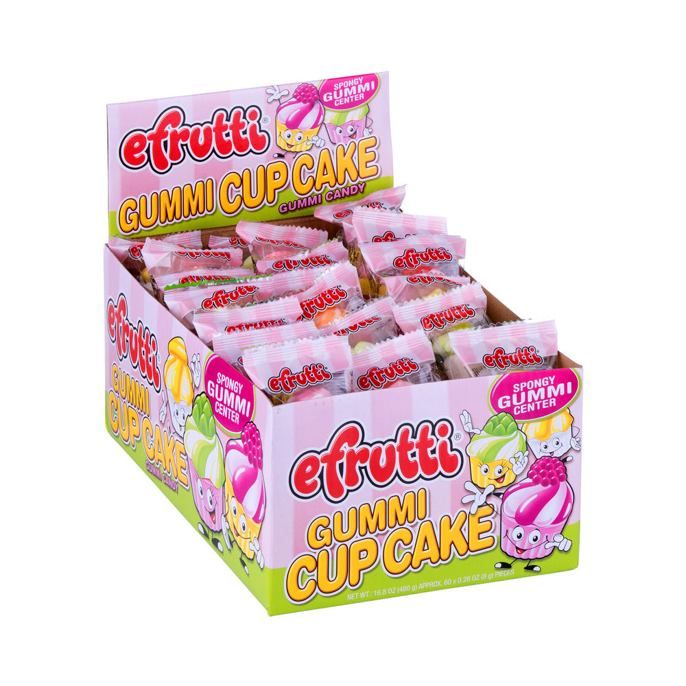 eFrutti Individually Wrapped Gummi Cupcakes 0.28oz (8g)