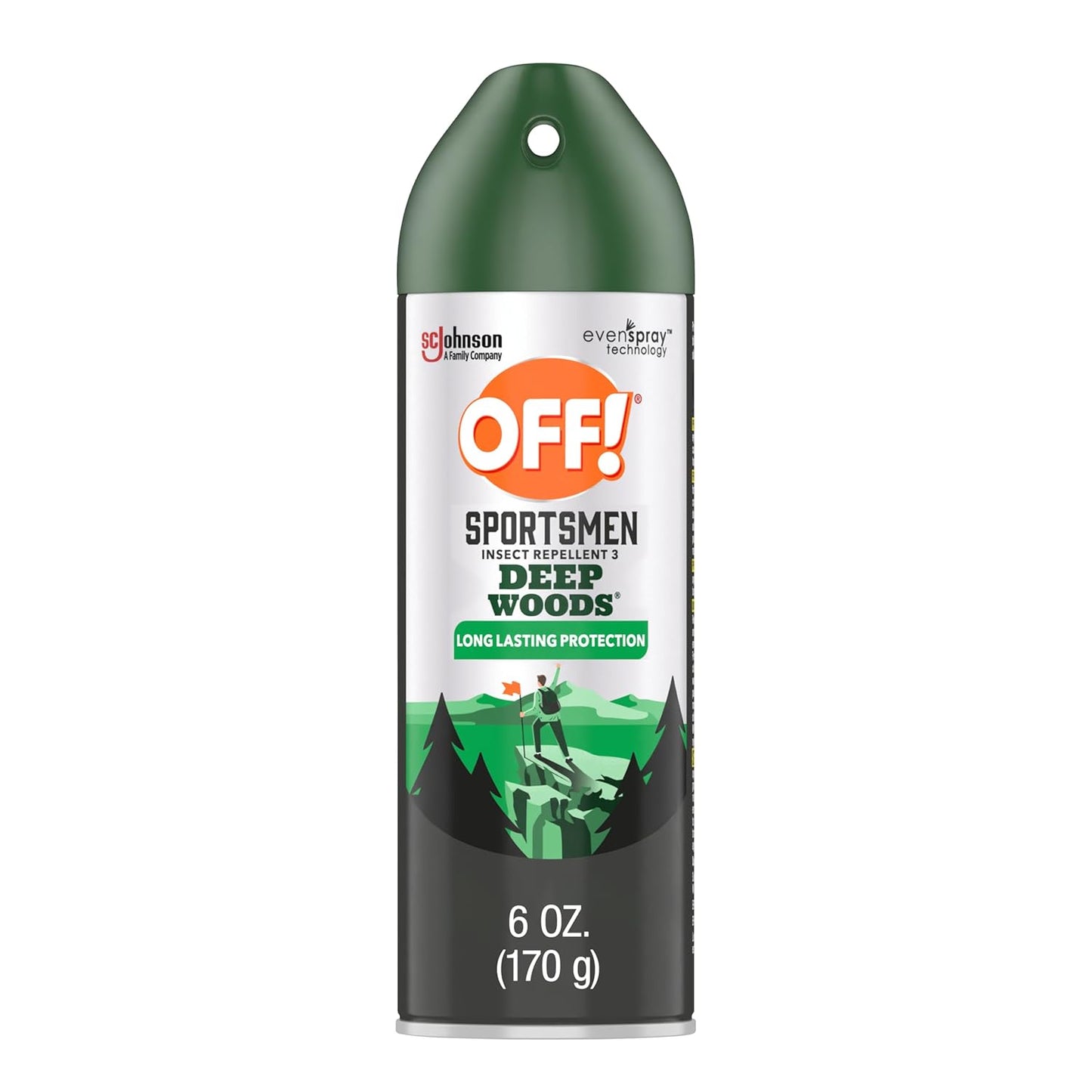 Off! Deep Woods Sportsman Insect Repellent Mosquito Spray 6oz (170g)