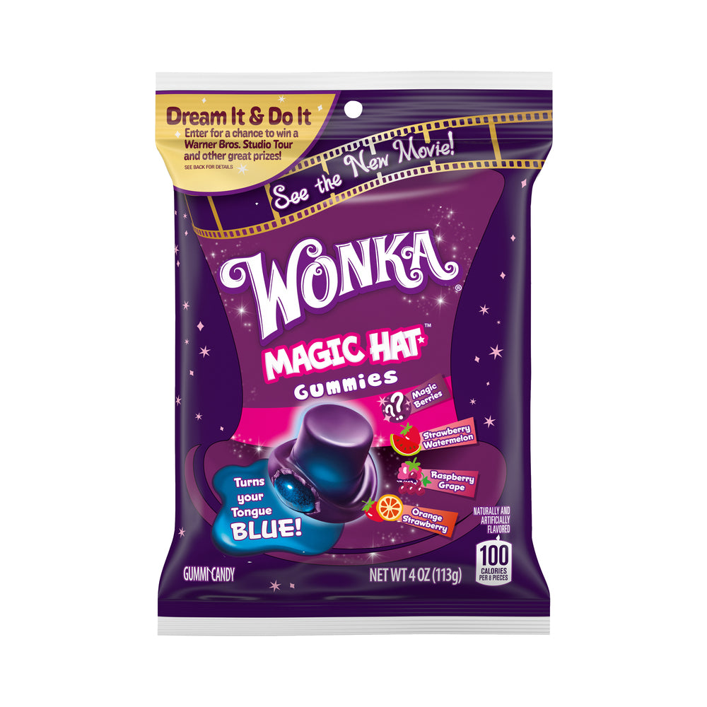Wonka Peg Mixed Flav Magic Hat Gummies Rsc 113g