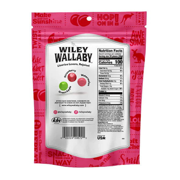 Wiley Wallaby Fruit-Rageous Drops 8oz (226g)