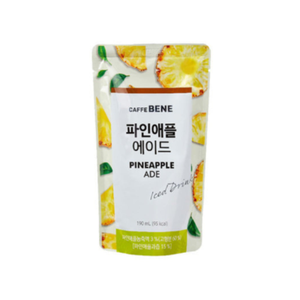 Caffe Bene Pineapple Ade 190ml I Korea