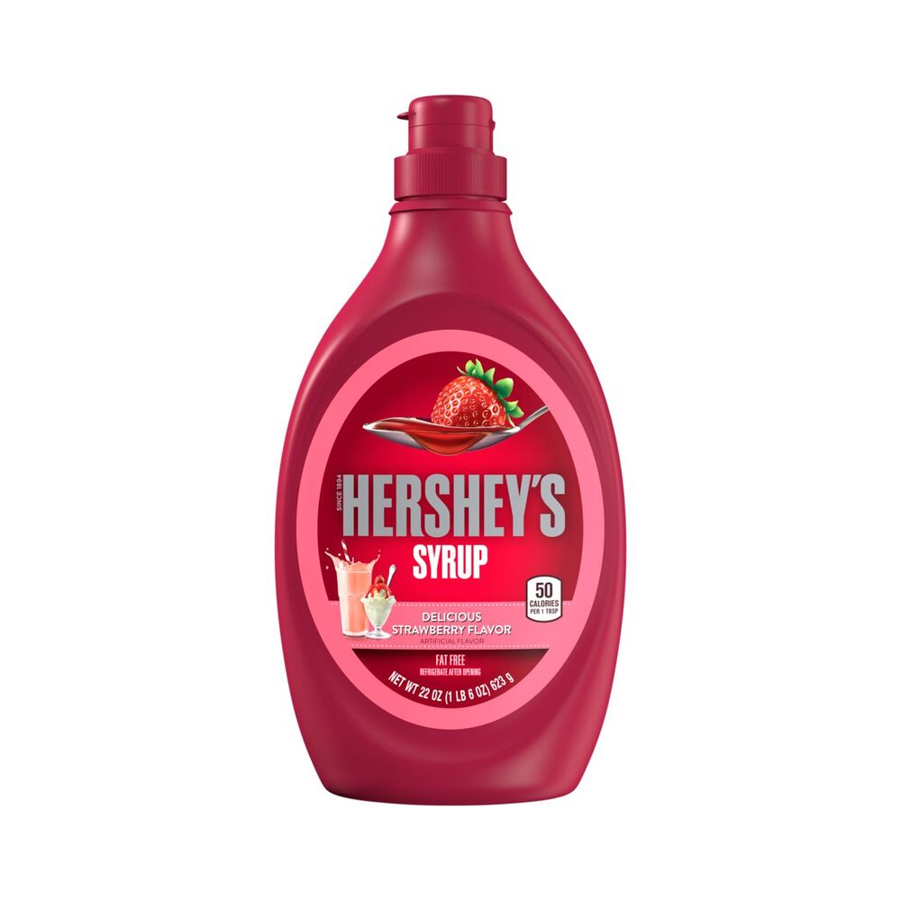 Hershey's Syrup Bottle Strawberry 22oz (623g)