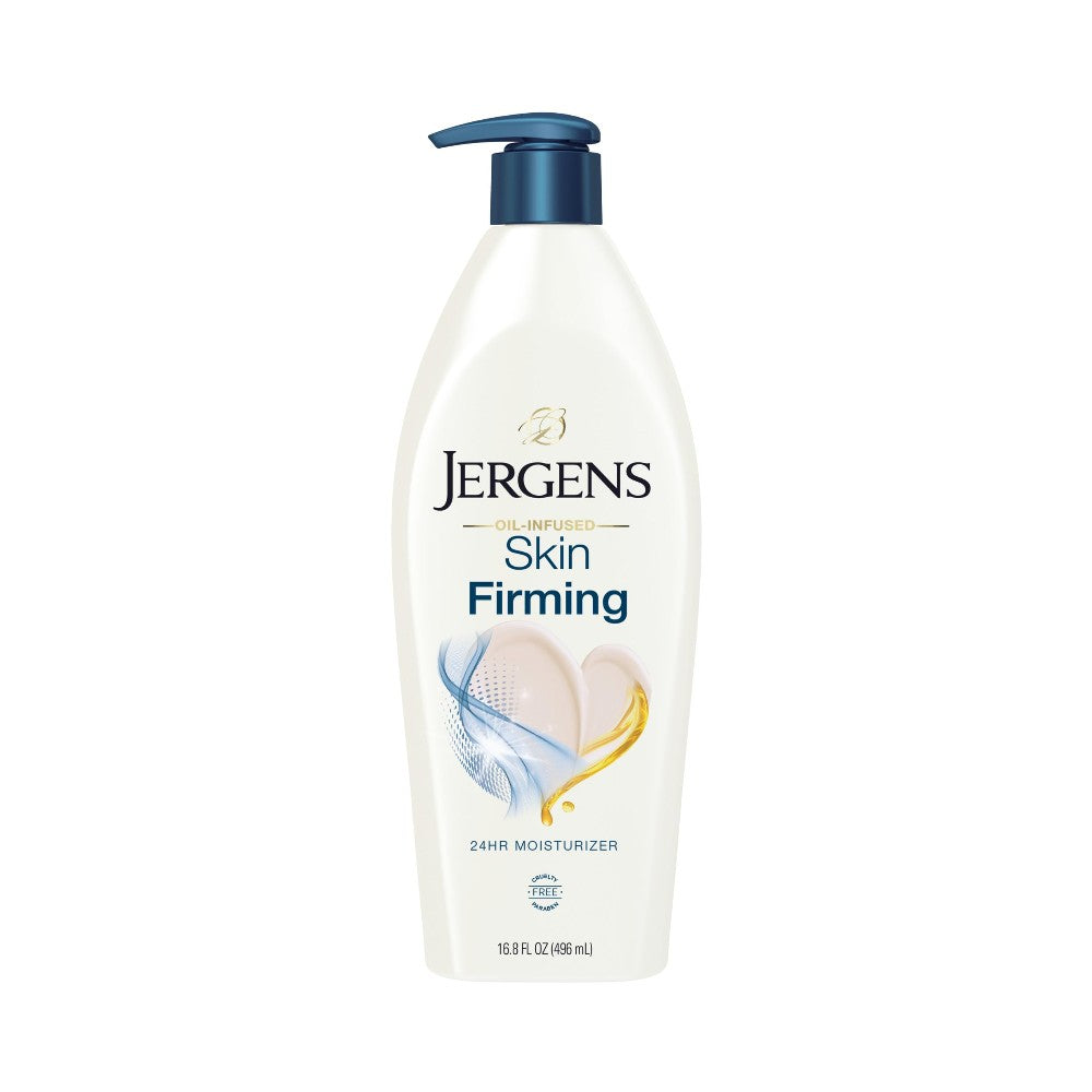 Jergens Moisturizer Skin Firming Body Lotion for Dry Skin with Collagen 16.8oz (496ml)