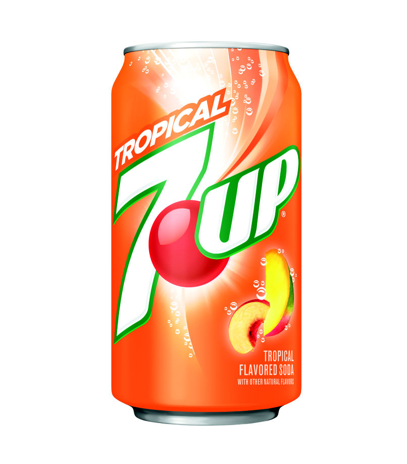 7up Tropical flavoured soda 12oz (355ml)