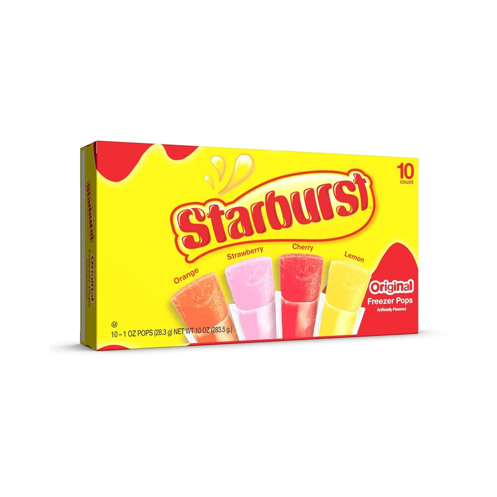 Starburst Freezer Pops Assorted 10ct 1oz (283.5g)
