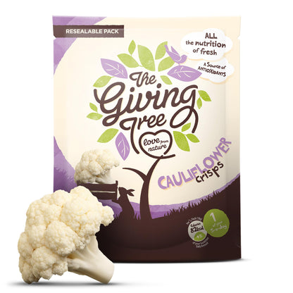 The Giving Tree Vaccum Fried Cauliflower Crisps 36g