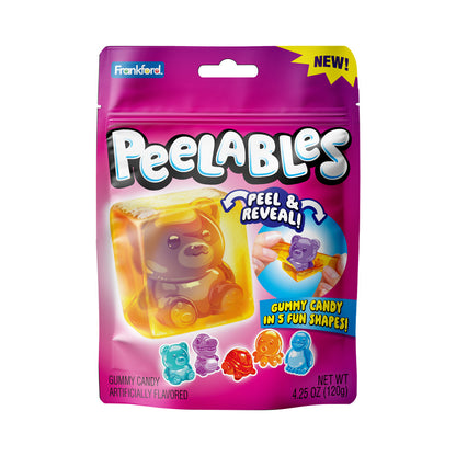 Frankford Peelables Assorted Animal Gummy Candy Bag 4.25oz (120g)