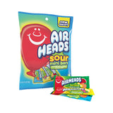 Airheads Mini Bars Assorted Sours Peg Bag 3oz (85g)