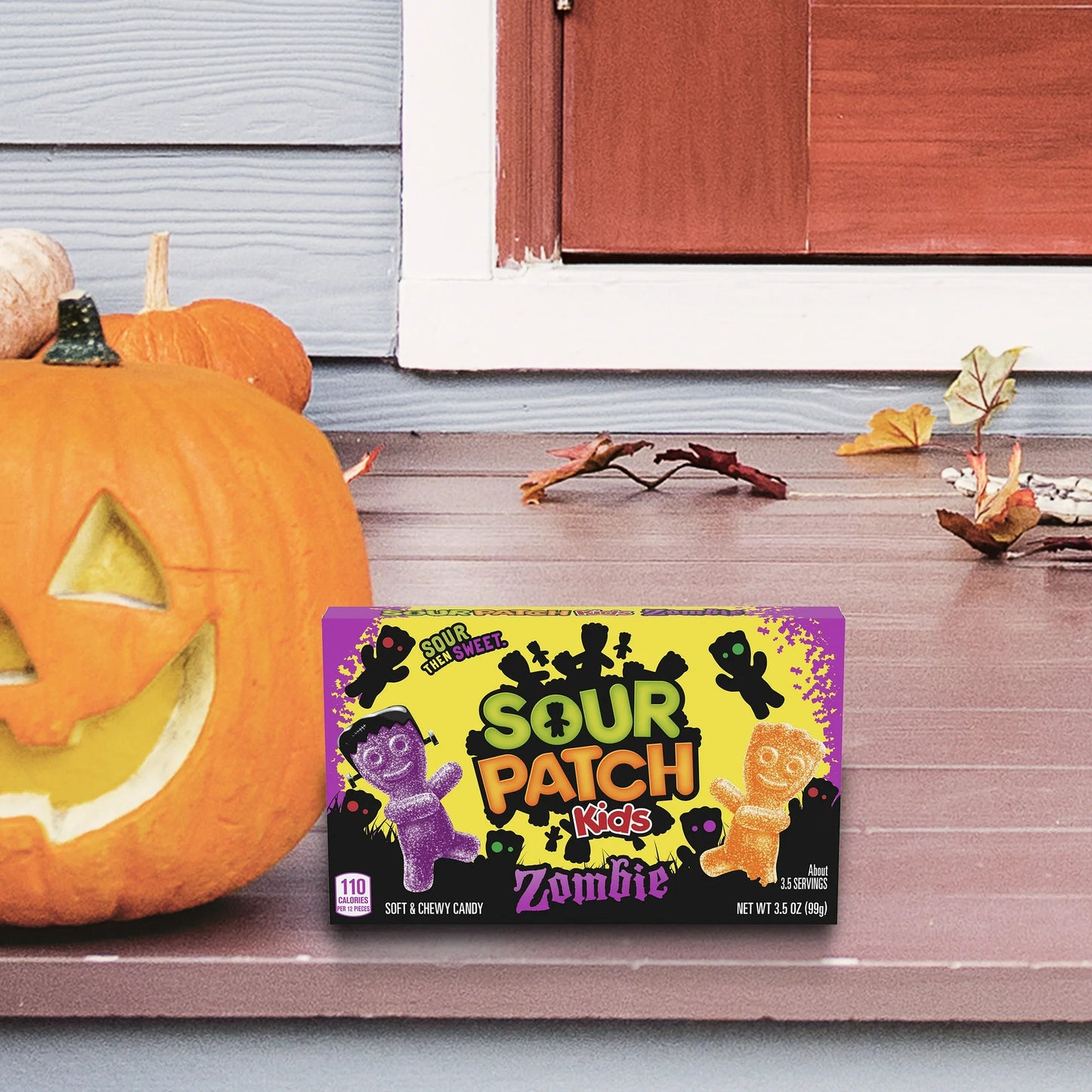 Sour Patch Kids Halloween Zombies Theatre Box 3.5oz (99g)