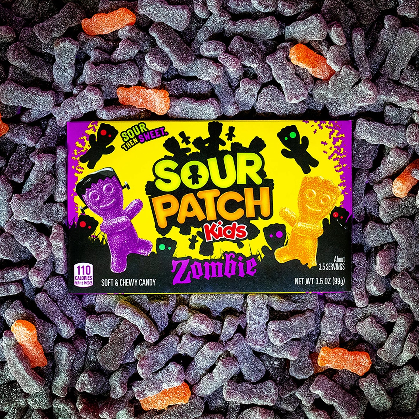 Sour Patch Kids Halloween Zombies Theatre Box 3.5oz (99g)