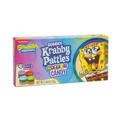 SpongeBob Gummy Krabby Patties Colors Theater Box 2.54oz (72g)