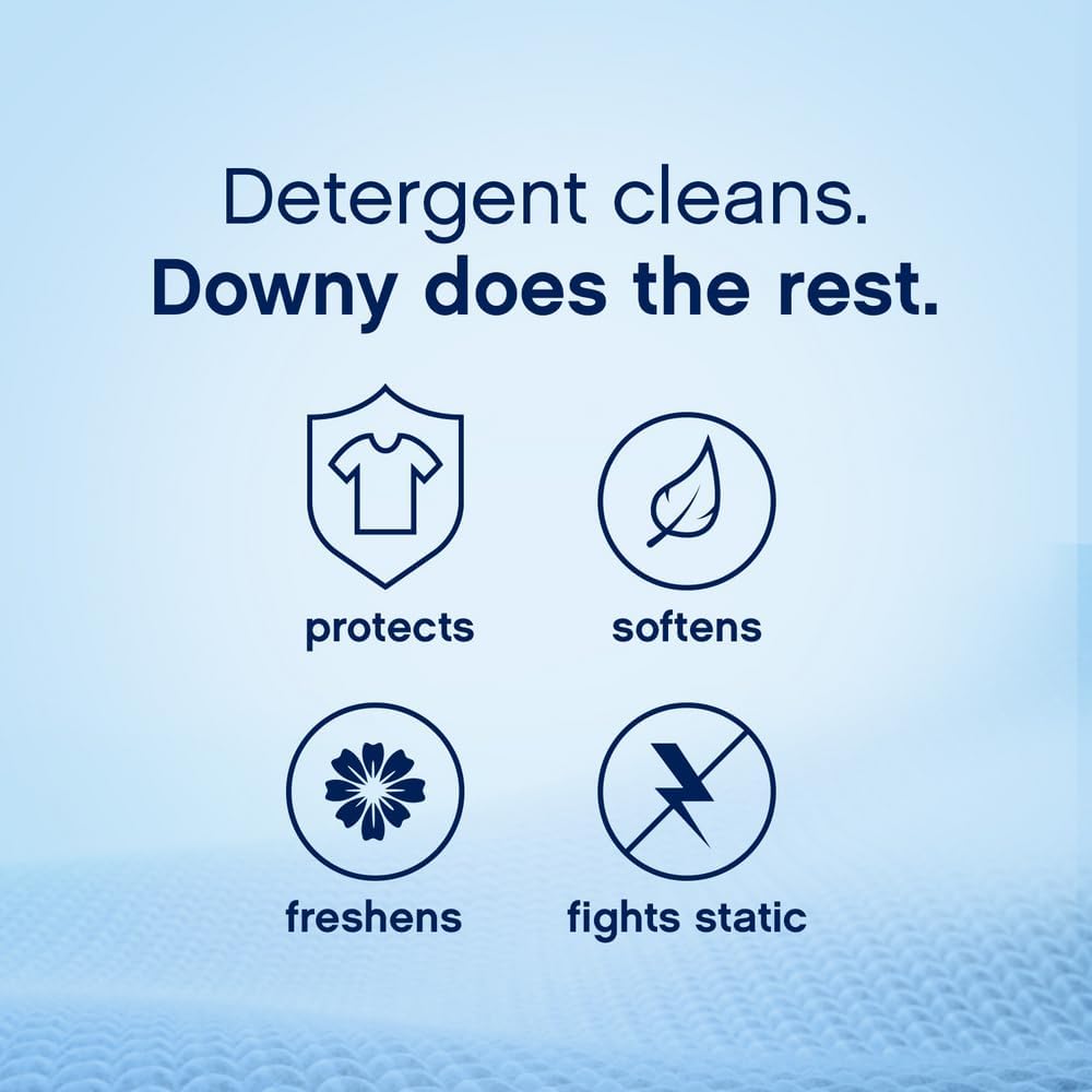 Downy Soft Cool Cotton Laundry  Fabric Softener 2 in 1 77oz (2.3L)