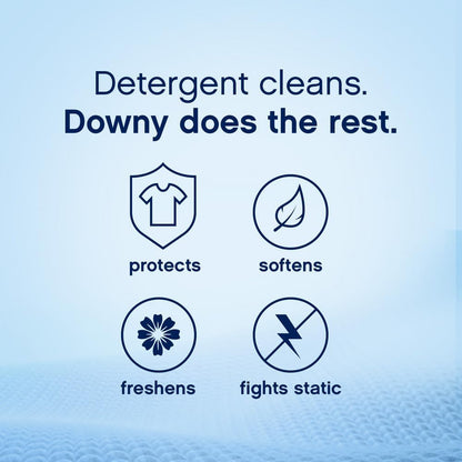 Downy Soft Cool Cotton Laundry  Fabric Softener 2 in 1 77oz (2.3L)