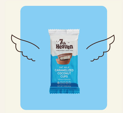 7th Heaven, Vegan Caramelized Coconut Cups (12 Total Caramelized Coconut Cups 1.5oz (42g)