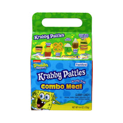 Frankford Krabby Patties Krusty Krab Gummy Candy Combo Meal Take Out Box 4.4oz (125g)