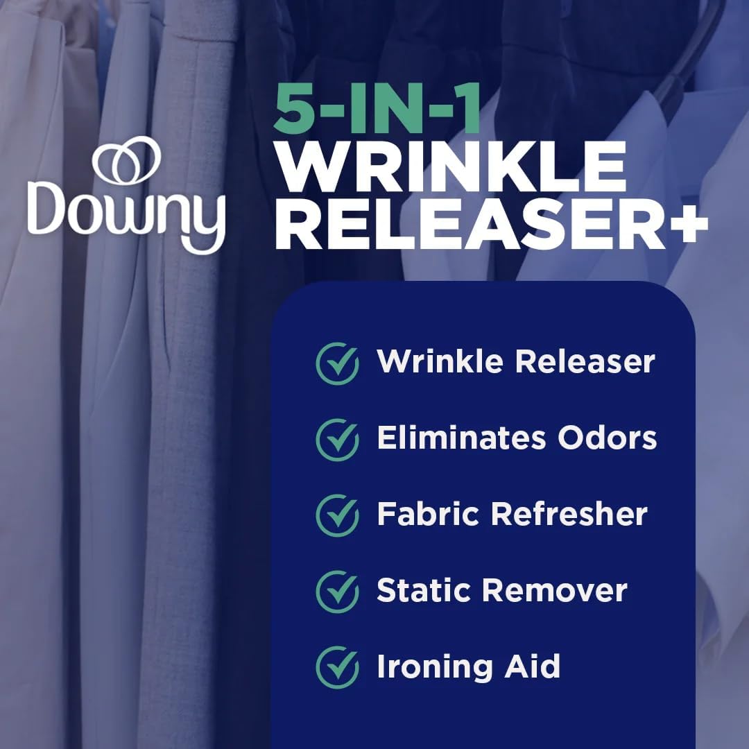 Downy Wrinkle Releaser Fabric Refresher Crisp Linen Scent 33.8oz (1L)