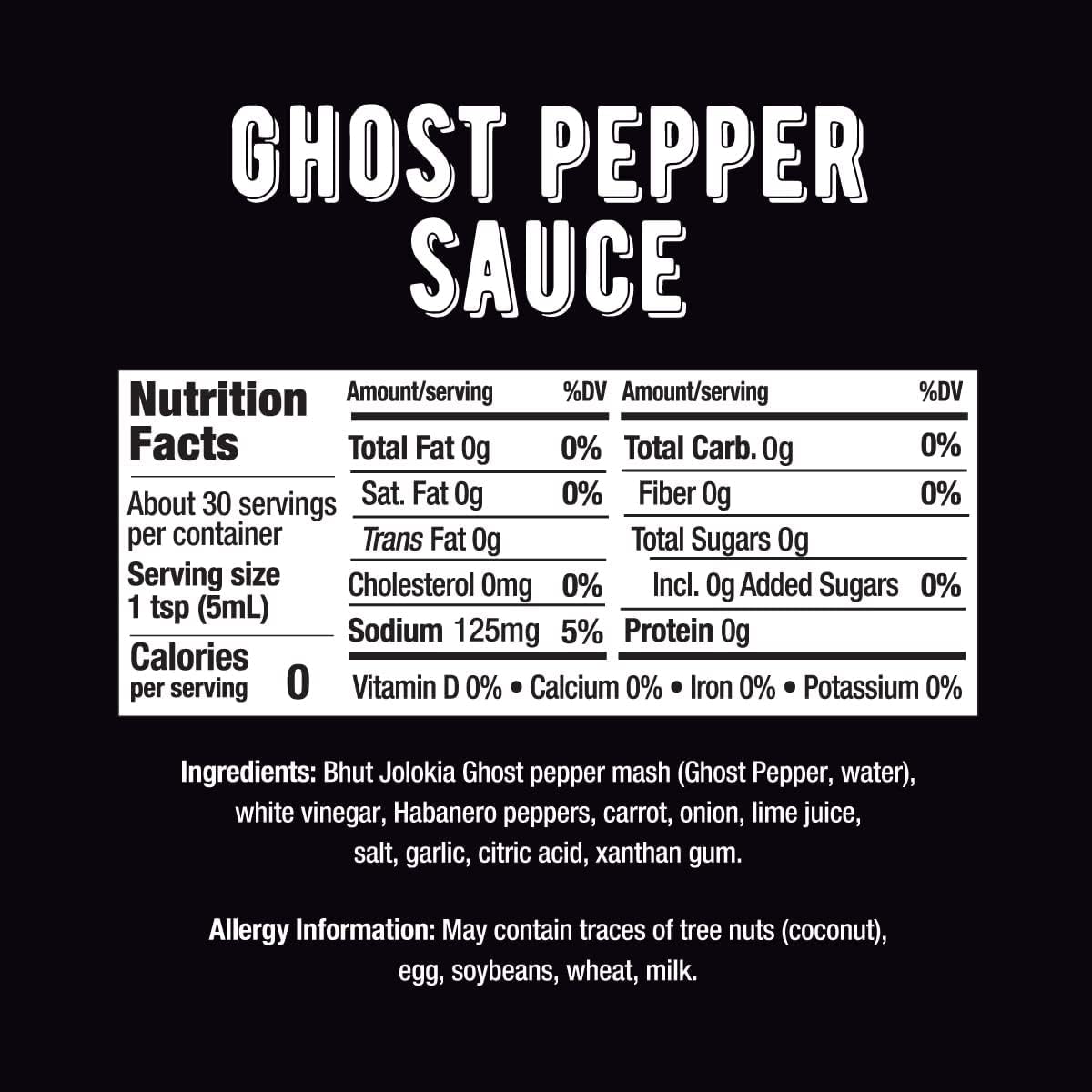 Melinda's Ghost Pepper Sauce 5oz (148ml)