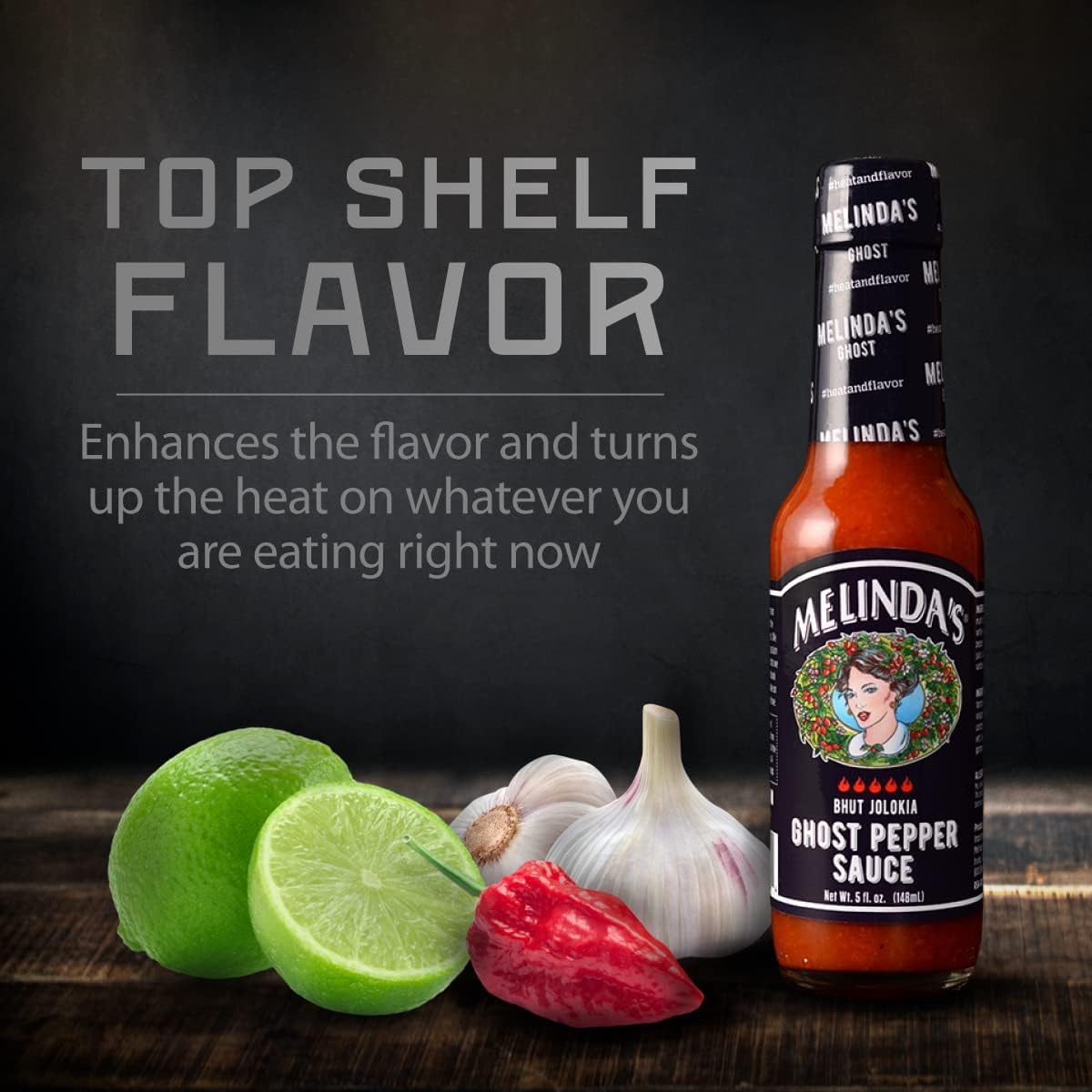 Melinda's Ghost Pepper Sauce 5oz (148ml)