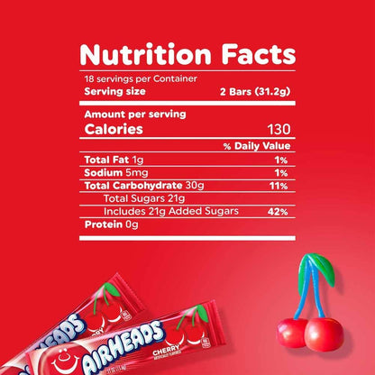 Airheads Cherry 0.55oz (16g)