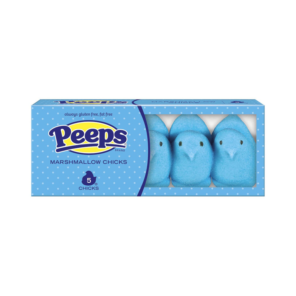 Blue Raspberry Peeps5 Peeps Easter Blue Chicks Marshmallow 5 Count 1.5oz (43g) – The American ...