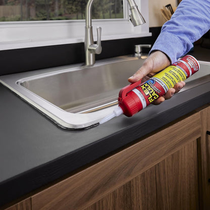Flex Caulk White All Purpose White 9 oz Pressurized Can, Trigger Flow Nozzle 9oz (255g)