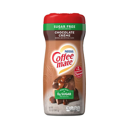 Coffee Mate Powder Zero Sugar Chocolate Crème 10.2oz (289.1g)