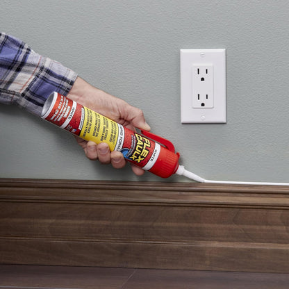 Flex Caulk White All Purpose White 9 oz Pressurized Can, Trigger Flow Nozzle 9oz (255g)