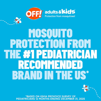 OFF! Adults & Kids Non Greasy Insect Repellent 4oz (113ml)