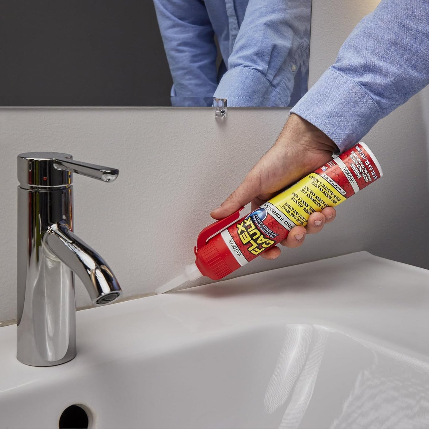 Flex Caulk White All Purpose White 9 oz Pressurized Can, Trigger Flow Nozzle 9oz (255g)