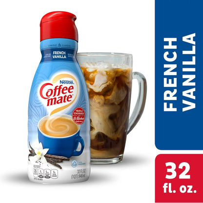 Coffee Mate Liquid French Vanilla 32oz (946ml)