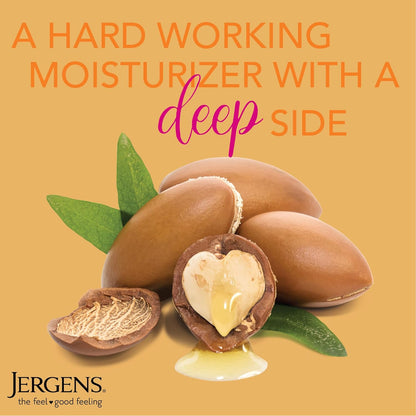 Jergens Moisturizer Deep Restoring Argan Oil Hand and Body Lotion 16.8oz (496ml)