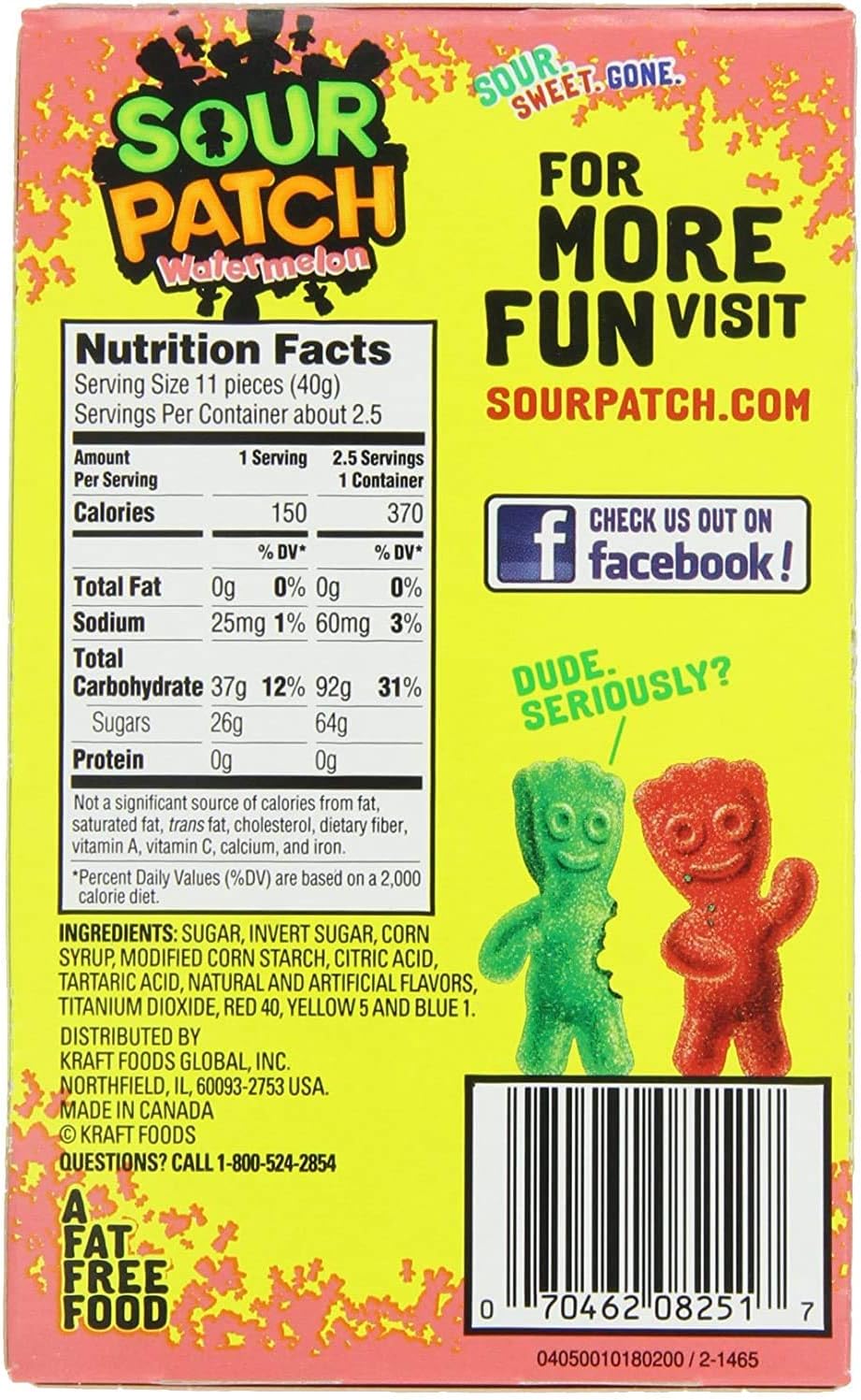 Sour Patch Watermelon Theater Box 3.5oz (99g)