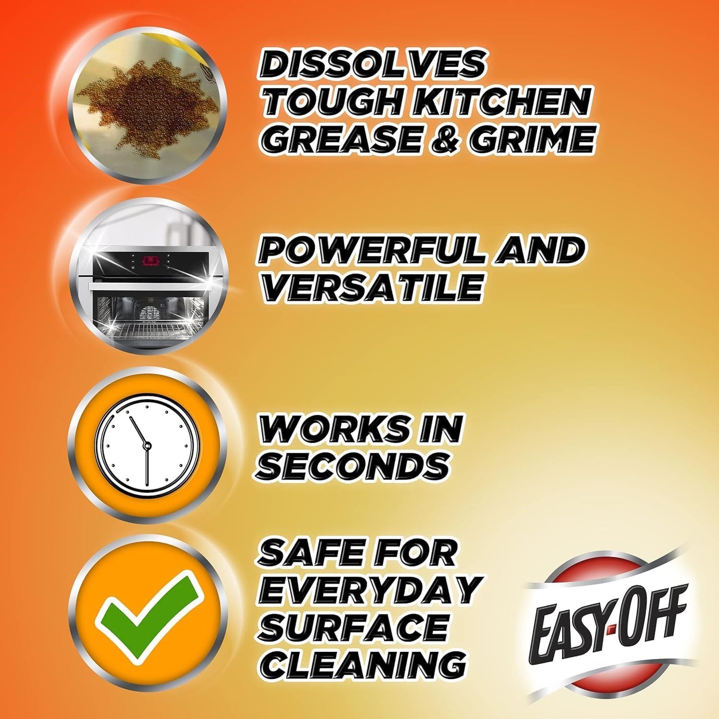Easy Off Kitchen Degreaser 16oz (473ml)