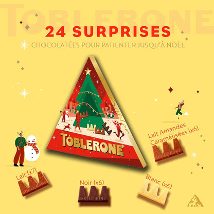 Toblerone Christmas Advent Calendar, Festive Swiss Chocolate 200g