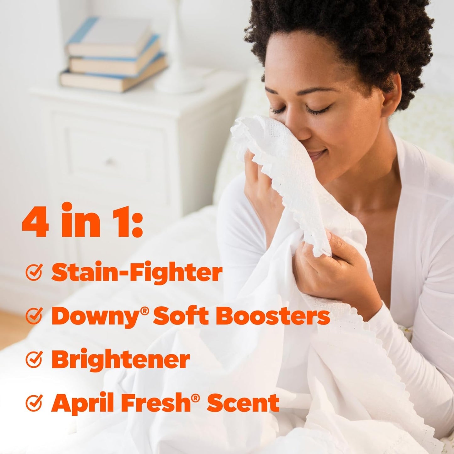 Tide Power PODS Laundry Detergent Pacs with Downy Soft Boosters, April Fresh Scent, 45 Count