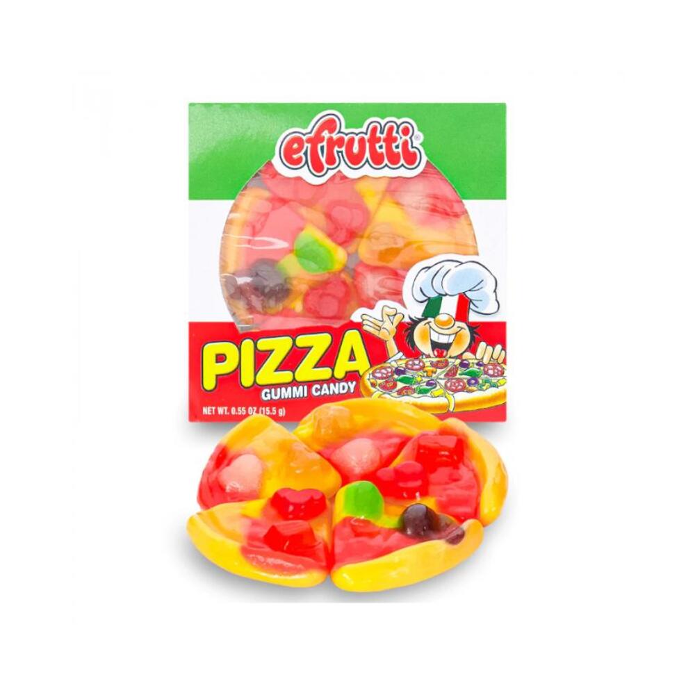 efrutti Individually Wrapped Gummi Pizza 0.55oz (15.5g)