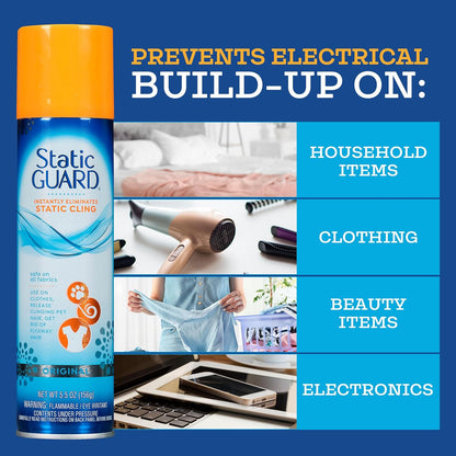 Static Guard Static Cling Spray  5.5Oz (156g)